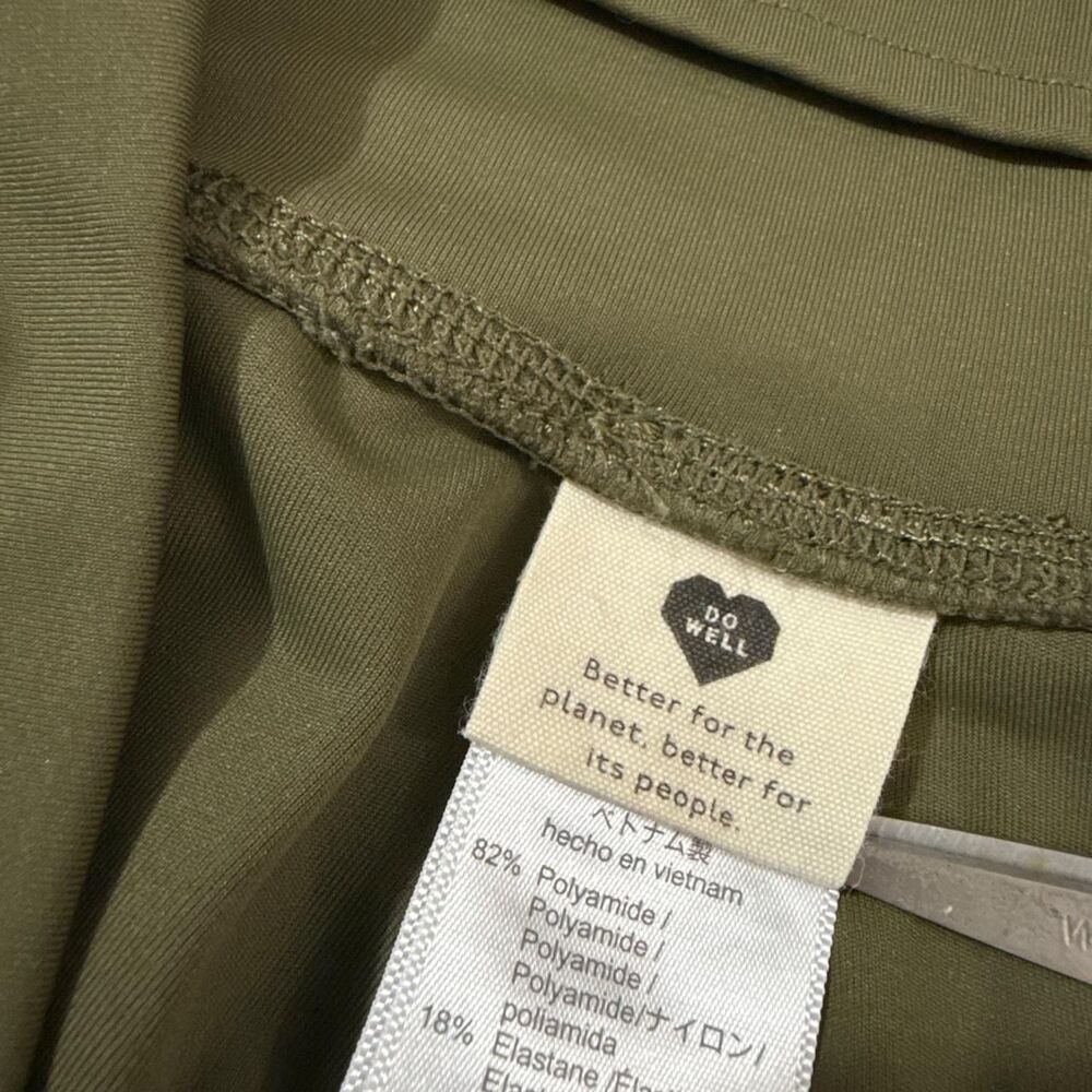 Madewell MWL Form high rise 7/8 legging in Medium - Kale olive green Athleisure - Picture 5 of 8